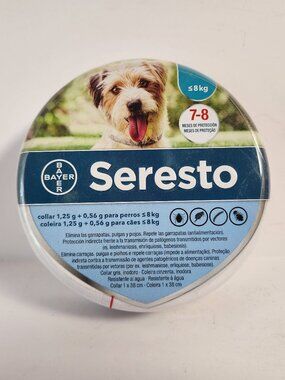 Seresto Flea And Tick Collar Small Dogs Up to 18 lbs 7-8 Month Treatment New